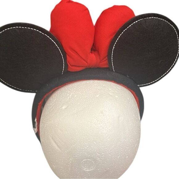 Disney Button Red and Black Mouse Ears Headband - Picture 5 of 11